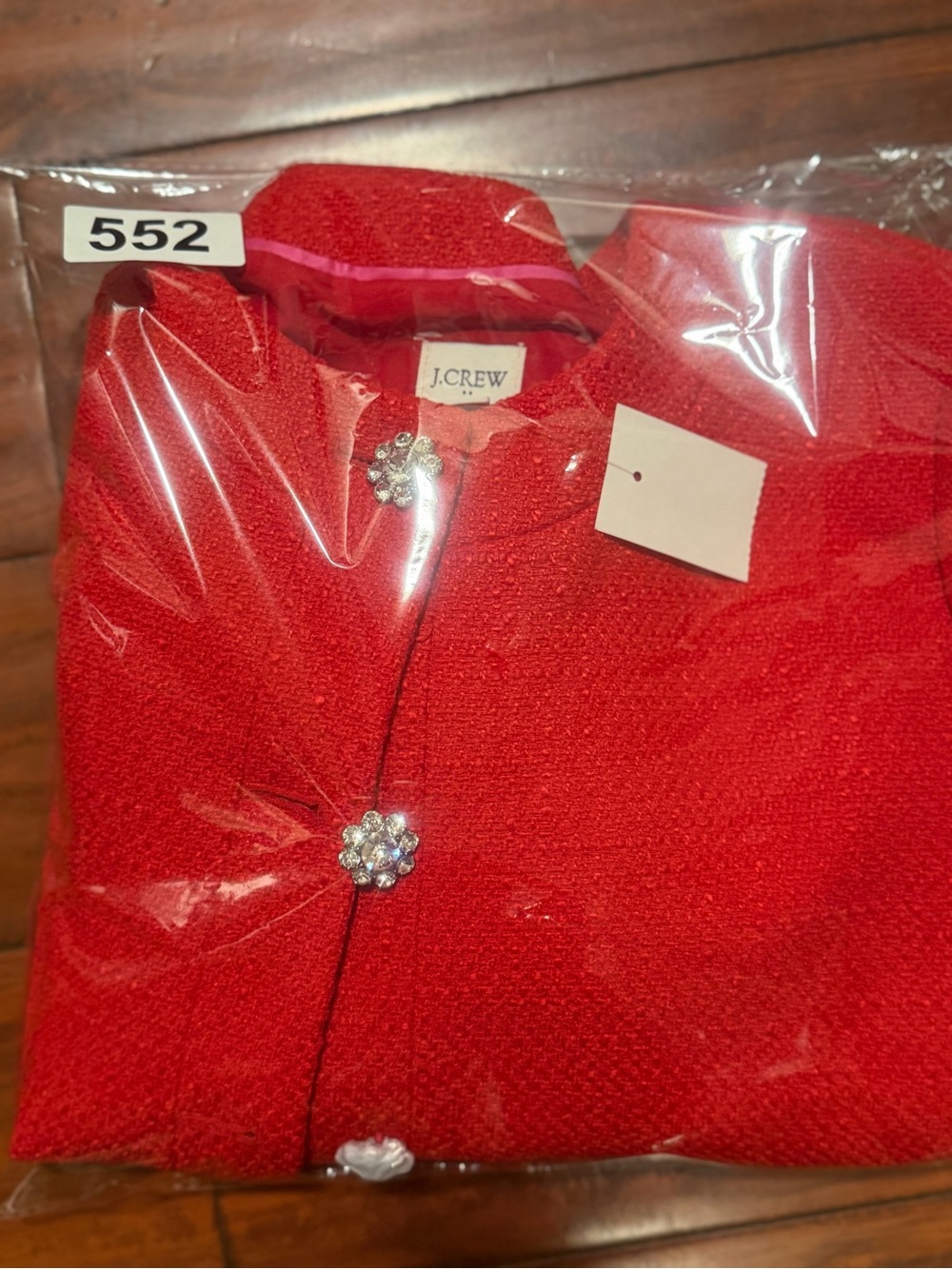 J. Crew Red Women's Blazer sizes 10 brand new , please read - Picture 8 of 8